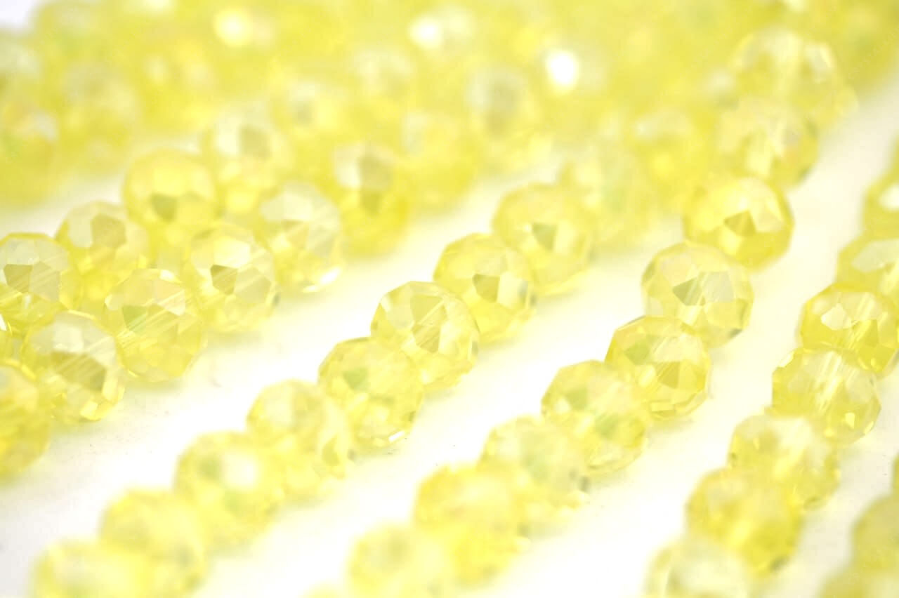 Намистина Рондель Citrine AB